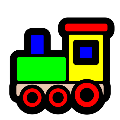 Toy Of Locomotive Clipart