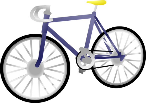 Single Speed Bicycle Clipart
