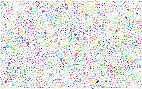 Musical Notes Background Clipart