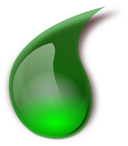 Green Drop Clipart