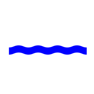 Waves Waterline Wave Blue High Quality Clipart