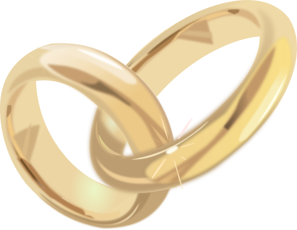 Wedding Rings 2 At Clker Vector Clipart