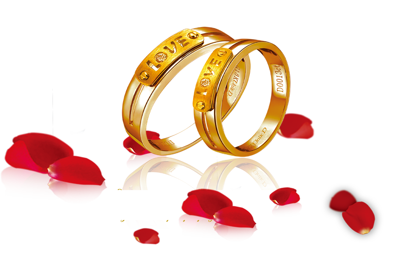 Decoration Bride Ring Petals Wedding Free PNG HQ Clipart