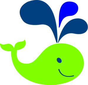 Green Whale High Quality Image 2 Clipart