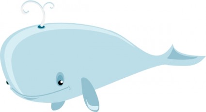 Cartoon Whale Vector In Open Office Drawing Clipart