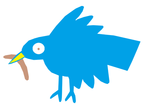 Of Colored Feathers Bird With A Beard Clipart