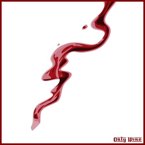 Spilled Wine Image Clipart