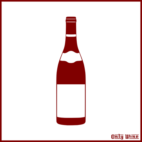 Red Bottle Of Wine Image Clipart