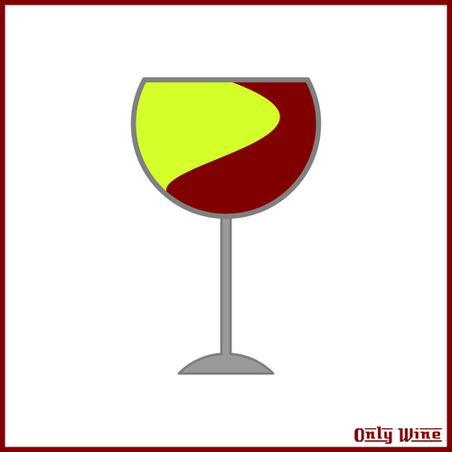 Red And Yellow Glass Clipart