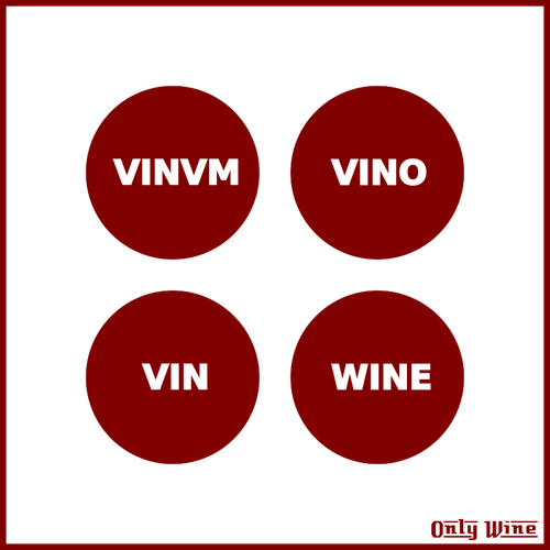 Red Wine Logos. Clipart