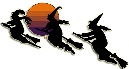Witch Moon Broom Echo Image Clipart Clipart
