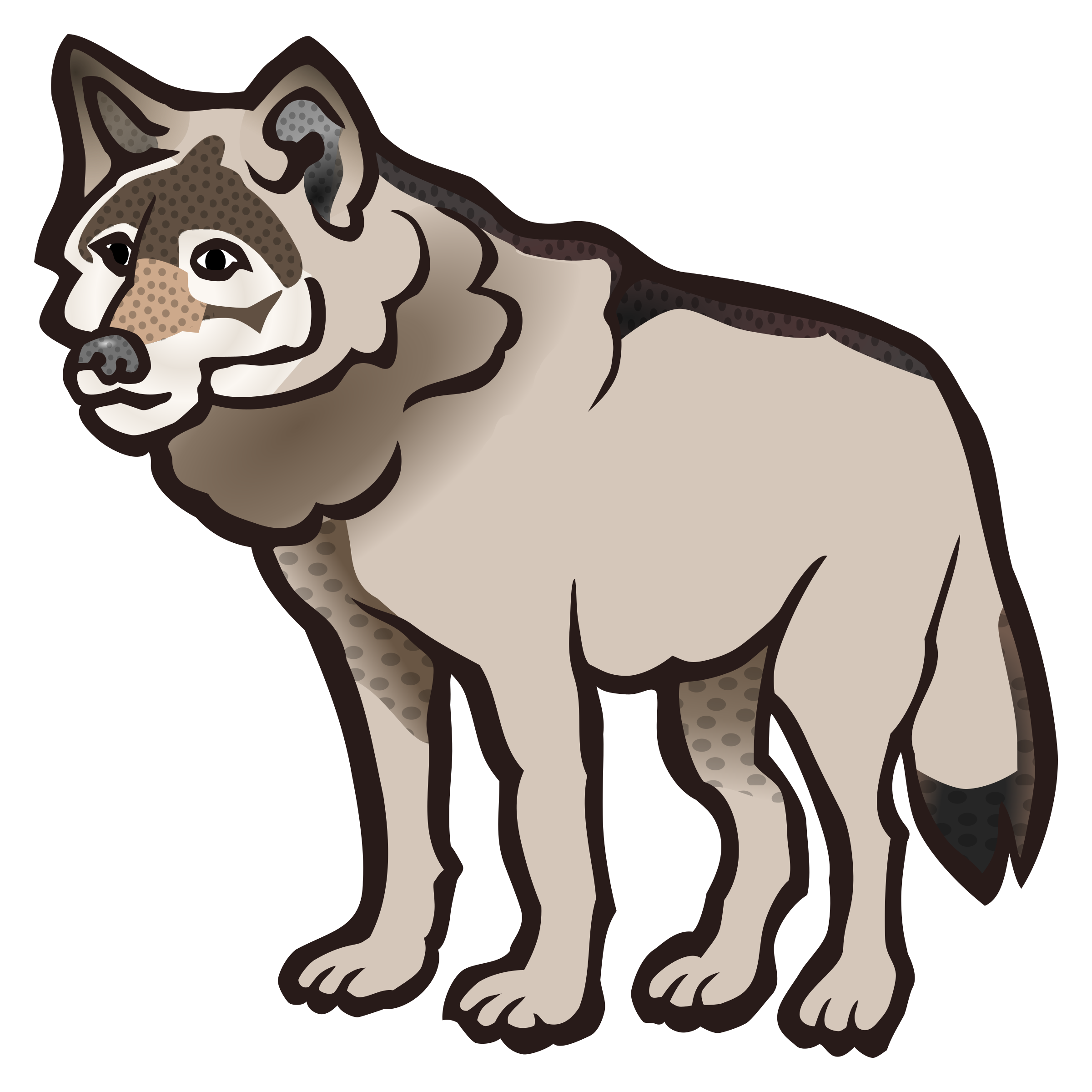 Clipart Wolf Coloured Hd Image Clipart
