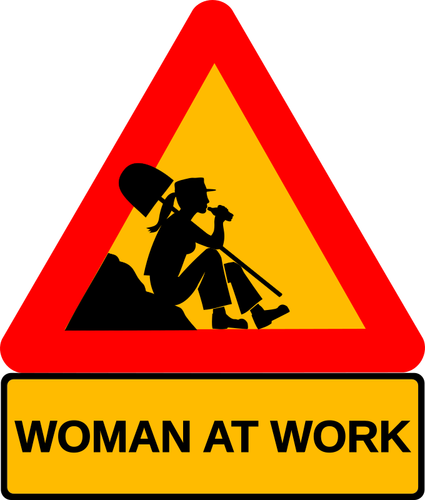 Woman At Work Clipart