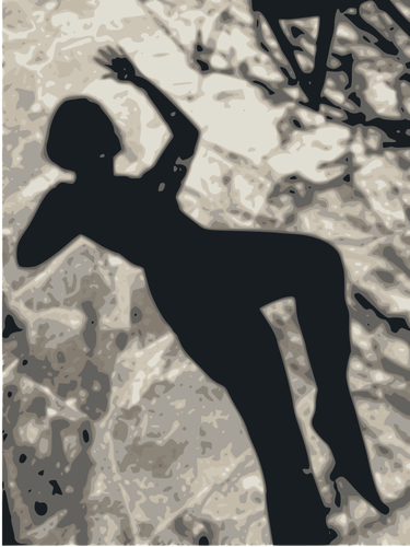 Blurry Shadow Of A Woman Clipart