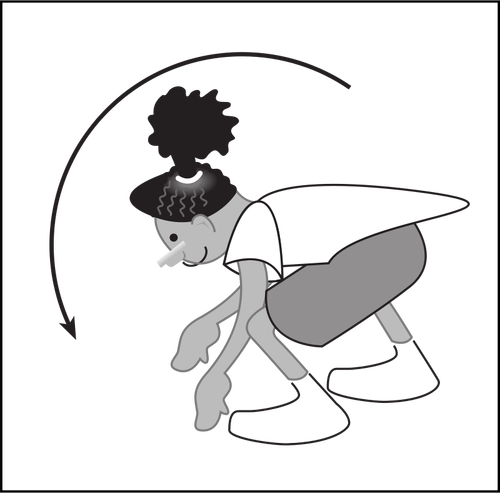 Woman Exercising Clipart