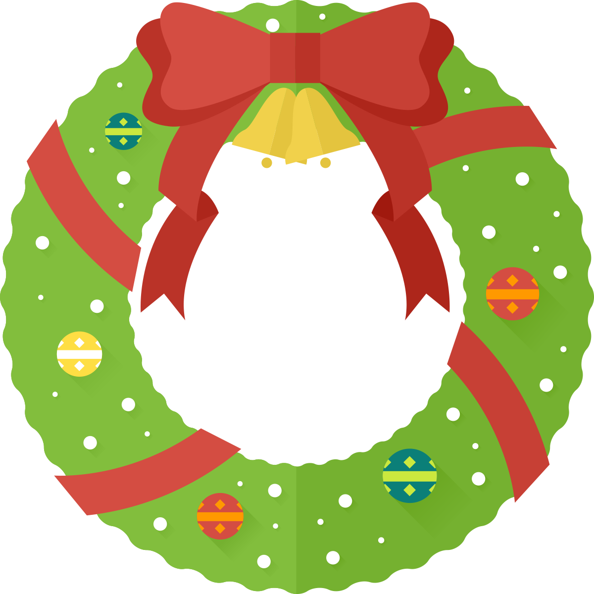 Xmas Wreath Kid Png Image Clipart