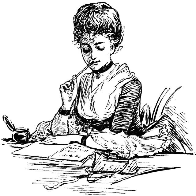 Letter Writing Etc Clipart Clipart