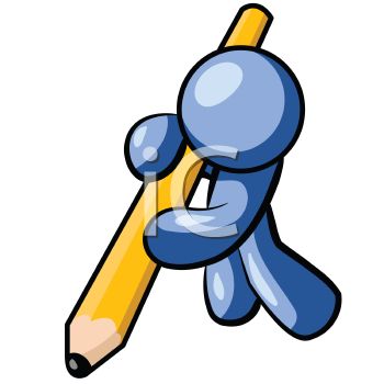 Pencil Writing Black And White Png Image Clipart