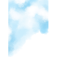 Download Blue Clouds Painted With Sky Hand Watercolor Clipart PNG Free