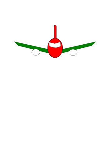 Jet Front View Clipart