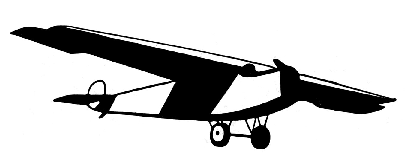 Vintage Black And White Airplanes The Graphics Clipart