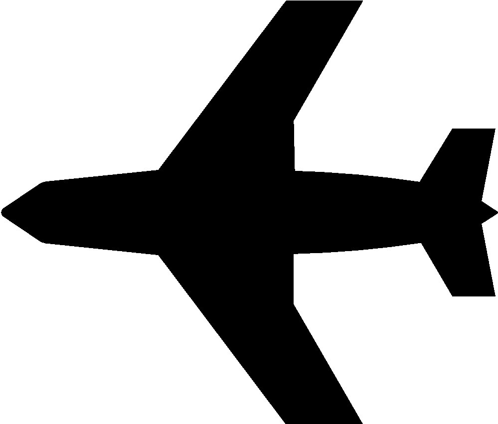 Airplane Black And White Images Image Png Clipart