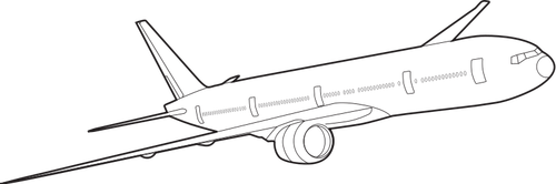 Boeing 777 Clipart