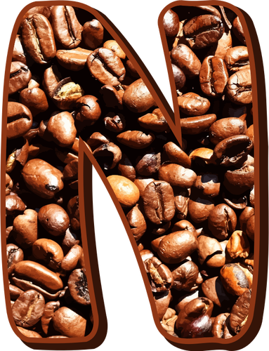 Coffee Beans Typography N Clipart