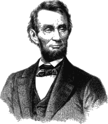 Of Portrait Of Abraham Lincoln Clipart