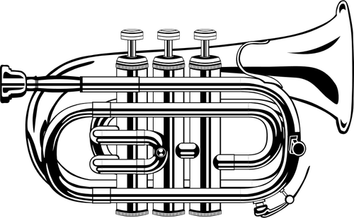 Of Pocket Trumpet Clipart