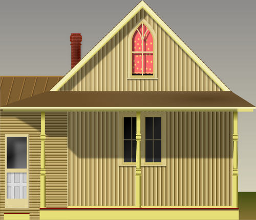American Gothic House Clipart