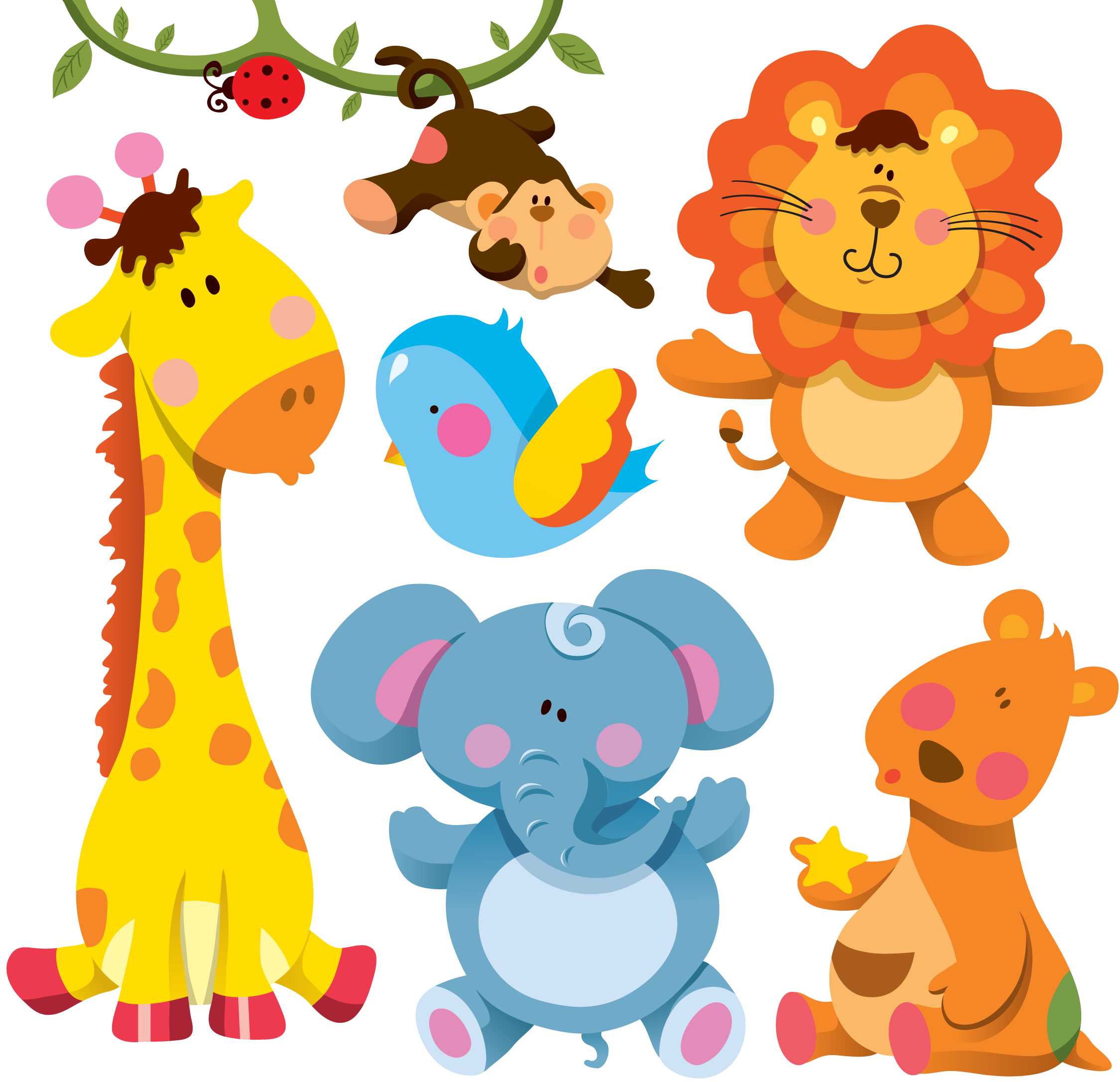 Illustration Giraffe Animals Cartoon Animal Free Download Image Clipart