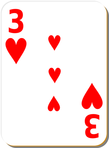 Three Of Hearts Clipart