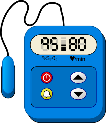 Heart Rate Monitor Device Clipart