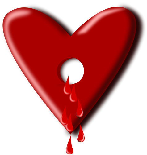 Hollow Bleeding Heart Clipart
