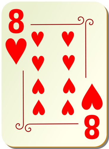 Eight Of Hearts Clipart