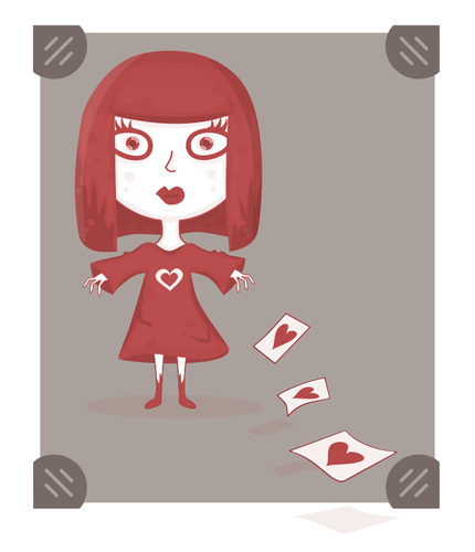 Red Queen Of Hearts Clipart