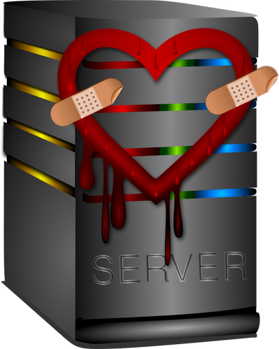 Of Heartbleed Server Clipart