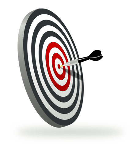 A Target With Dart Clipart