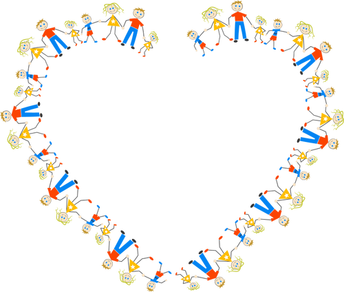 Heart Made Of Family Clipart