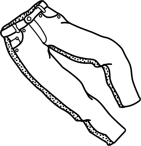 Trousers Lineart Clipart