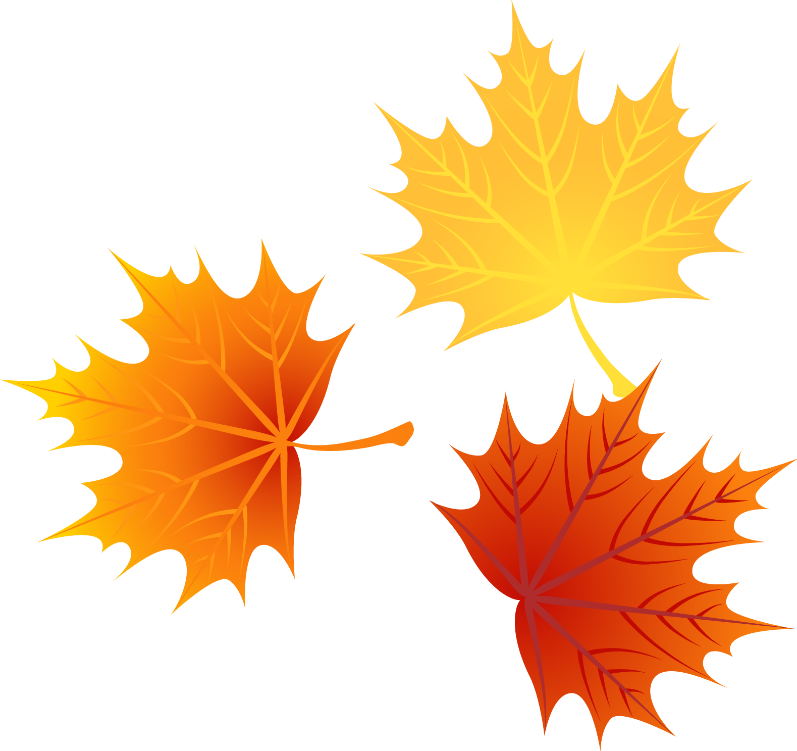 Autumn Euclidean Leaves Vector Leaf PNG Image High Quality Clipart