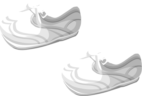 Of Soft Baby Shoes Clipart