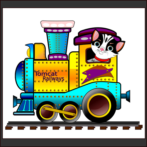 Locomotive Toy Clipart