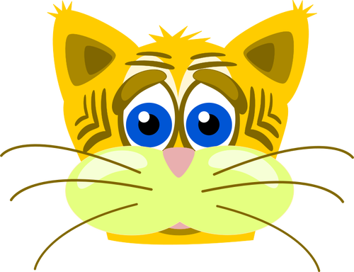 Sad Tiger Cat Clipart