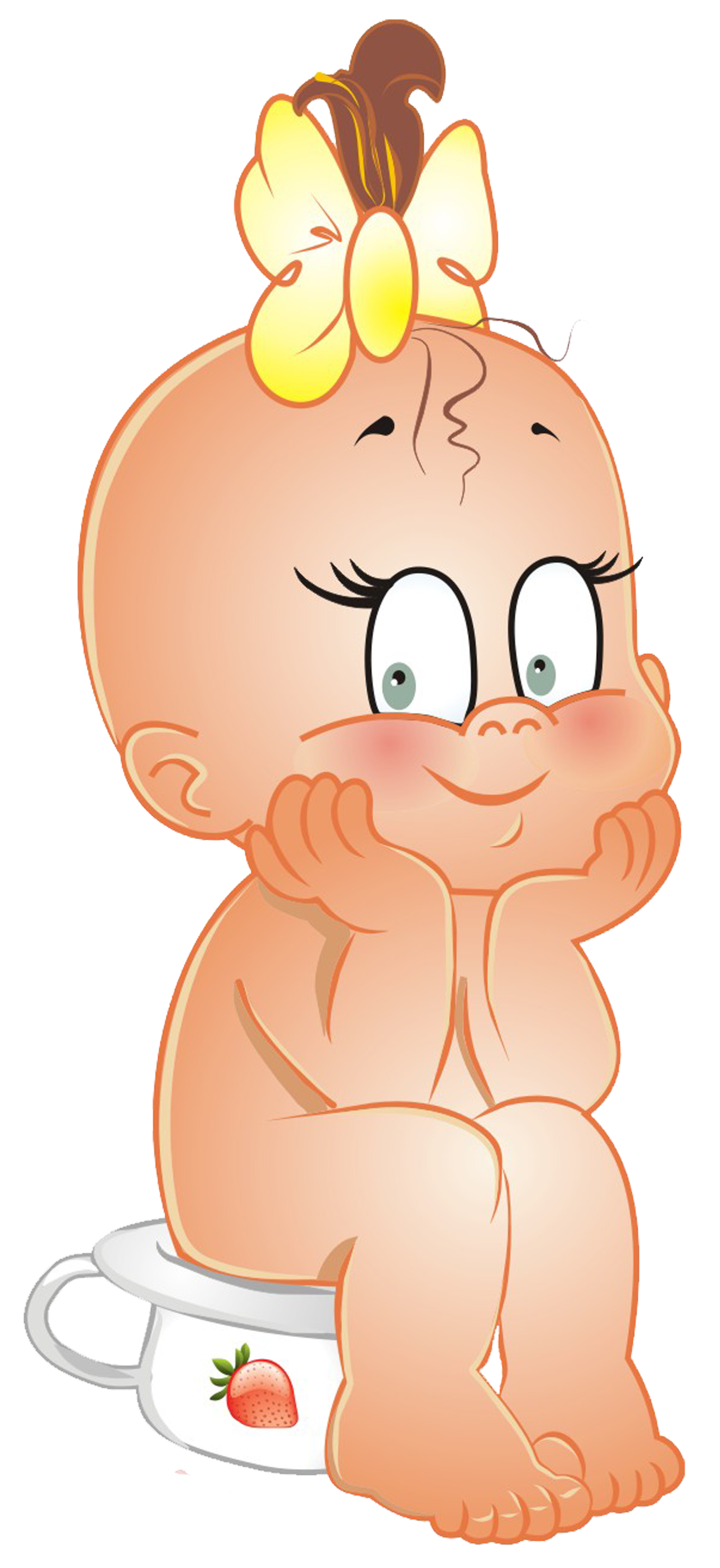 Cartoon Baby Girl Free Download Png Clipart