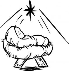 Baby Jesus Jesus Crib Png Images Clipart