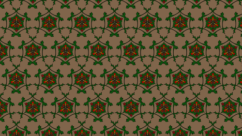 Decorative Hexagons Seamless Pattern Clipart