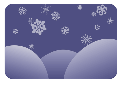 Simple Winter Background Clipart