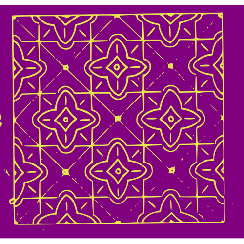 Purple Floral Decorative Pattern Clipart